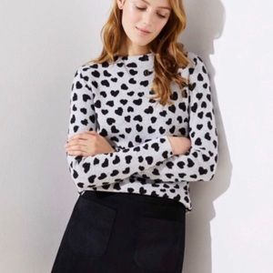 LOFT Heart Sweater